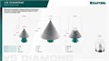 KRAFTOOL VS DIAMOND d 2-38 мм, М14, Вакуумная алмазная фреза конусная (29812-02-38) 00042800031