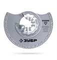 ЗУБР DIAMOND 85x2.2 мм полотно дисковое с алмазным зерном Р40: керамика, мрамор, стекло, кирпич, StarQuick (15584-85) 00044103069
