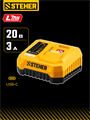 STEHER 20 В, 1 порт, 1 х 3 А, зарядное устройство для LMS АКБ (CH-20-13) 00044462650