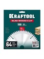KRAFTOOL Slim wood cut 190 х 30 x 1.6 мм, 64Т, диск пильный по дереву, (36955-190-30-64) 00045261597