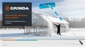 GRINDA скребок для удаления снега с крыши, телескопический,1,9 - 5,8 м, 620 мм, PROLine (39945) 00046164107