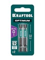 KRAFTOOL OPTIMUM PZ/FL 1, 50 мм, 2 шт, биты (261241-1-50-2) 00047804747