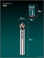 KRAFTOOL EXTREM, d 12.4х8х56 мм, Z3, 90°, сталь M35, U-образная спираль, зенковка (29734-6) 00048197233