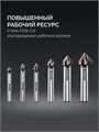 KRAFTOOL EXTREM, 6 шт (6.3, 8.3, 10.4, 12.4, 16.5, 20.5 мм), Z3, 90°, сталь M35, U-образная спираль, набор зенковок (29734-H6) 00048197255
