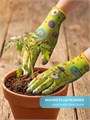 GRINDA COMFORT, M (8), садовые перчатки с прозрачным полиуретановым покрытием, зелёные, 13 класс (11290-M) 00048338799