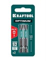 KRAFTOOL OPTIMUM PH/FL 2, 50 мм, 2 шт, биты (261221-2-50-2) 00056187491