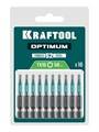 KRAFTOOL OPTIMUM TX 15, 50 мм, 10 шт, биты (26126-15-50-10) 00056187522