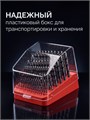 ЗУБР 91 шт, (1-10/0,1 мм), сталь Р4М2, класс В, пласт.бокс, набор сверл по металлу (29605-H91) 00061714803