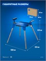 ЗУБР СМР-600, (925-1835)x460х825 мм, монтажный стол складной с роликовыми опорами, Профессионал (38785) 00061728204
