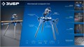 ЗУБР СМР-600, (925-1835)x460х825 мм, монтажный стол складной с роликовыми опорами, Профессионал (38785) 00061728204