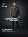 KRAFTOOL MSA-1200, (1120-2650)х765х970 мм, алюминиевый стол для торцовочных пил без ручки и колес (38782-1) 00061929245