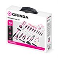 GRINDA Pink Tools 165 предм, универсальный набор инструмента (22109) 00065230855
