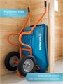 GRINDA GP-22, ударопрочный пластиковый кузов, 110 л, 220 кг, двухколесная, пневматические колеса, тачка садовая PROLine (422406) 00065471282
