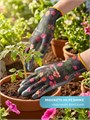 GRINDA PROTECT, M (8), садовые перчатки с прозрачным нитриловым покрытием, чёрные, 13 класс (11296-M) 00065767145