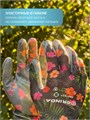 GRINDA PROTECT, M (8), садовые перчатки с прозрачным нитриловым покрытием, чёрные, 13 класс (11296-M) 00065767145