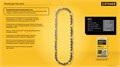 STEHER тип 23, 20 см, шаг 1/4″, паз 1.1 мм, 45 звеньев, шина (75223-20) 00067415732