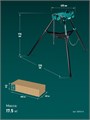 KRAFTOOL TRIBENCH, 1/8″-6″, цепные трубные тиски на треноге (32613-6) 00068085674