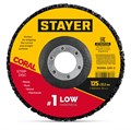 STAYER CORAL диск коралловый зачистной #1 (низкая жесткость) 125 мм, для УШМ (36566-125-1) 00068577302