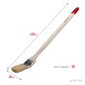 STAYER UNIVERSAL, 50 мм, 2″, светлая натуральная щетина, деревянная ручка, все виды ЛКМ, радиаторная кисть (0111-50) 00011099