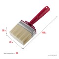 STAYER UNIVERSAL, 3 х 7 см, светлая щетина, пластмассовый корпус, все виды ЛКМ, макловица (01824-07) 00011295