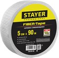STAYER FIBER-Tape, 5 см х 90 м, 3 х 3 мм, самоклеящаяся серпянка, Professional (1246-05-90) 00011365