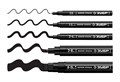 ЗУБР МК-400 черный, 2-4 мм маркер-краска (06325-2) 00011485