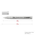 ЗУБР МК-400 белый, 2-4 мм маркер-краска (06325-8) 00011487