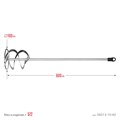 STAYER 100 x 600 мм, SDS+ хвостовик, оцинкованный, миксер для красок, Professional (06013-10-60) 00011667