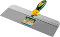 KRAFTOOL 350 мм, высокое полотно, алюминиевая направляющая, двухкомпонентная ручка, нержавеющий фасадный шпатель (10036-350) 00011848