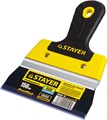 STAYER PROFlat, 150 мм, алюминиевая направляющая, двухкомпонентная ручка, анодированный фасадный шпатель (10045-15) 00011861