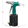 KRAFTOOL AR-48, 2.4 - 4.8 мм, пневматический заклепочник для вытяжных заклепок (31184) 00012217