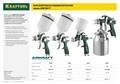 KRAFTOOL AirKraft, HVLP, 1.4мм, пневматический краскопульт с нижним бачком (06520-1.4) 00012266