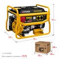 STEHER 5500 Вт, бензиновый генератор с электростартером (GS-6500E) 00012388
