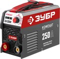 ЗУБР ММА, 250 А, КОМПАКТ, сварочный аппарат инверторный, макс. электрод Ø 6.0 мм (СА-250К) 00012410