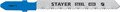 STAYER T218A, 2 шт, 50 мм / 1.2 мм, T-хвост., HSS сталь, фигурный рез по металлу толщиной 0.9-3 мм, полотна для лобзика (15995-1.2) 00013089