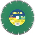 DEXX Multi Universal, 230 мм, (22.2 мм, 7 х 2.4 мм), сегментный алмазный диск (36701-230) 00014427