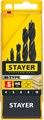 STAYER M-type, 5 шт: 4-5-6-8-10 мм, набор сверл спиральных по дереву (2942-H5) 00016345