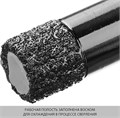 ЗУБР АВК, d 10 мм, (М14, 15 мм кромка), вакуумная алмазная коронка, Профессионал (29865-010-M14) 00016620