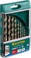KRAFTOOL COBALT-8, 10 шт, (1-10 мм), сталь М42, HSS-Co(8%), набор сверл по металлу (29656-H10) 00017184