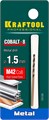 KRAFTOOL COBALT-8, 1.5 х 43 мм, сталь М42, HSS-Co(8%), сверло по металлу (29656-1.5) 00017833