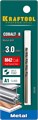 KRAFTOOL COBALT-8, 3.0 х 61 мм, сталь М42, HSS-Co(8%), сверло по металлу (29656-3) 00017841