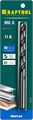 KRAFTOOL HSS-G, 11.0 х 142 мм, сталь P6M5, сверло по металлу (29651-11) 00017880