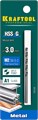 KRAFTOOL HSS-G, 3.0 х 61 мм, сталь P6M5, сверло по металлу (29651-3) 00017885