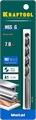KRAFTOOL HSS-G, 7.0 х 109 мм, сталь P6M5, сверло по металлу (29651-7) 00017895