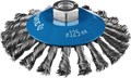 ЗУБР 125 мм, стальная проволока 0.5 мм, коническая щетка-крацовка для УШМ, Профессионал (35269-125) 00018215
