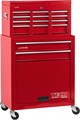 STAYER 616 х 330 х 742 мм, комбо, инструментальная тележка с 2 полками + ящик с 7 полками (38909-K) 00018358