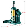 KRAFTOOL KRAFT-LIFT, 2 т, 158 - 308 мм, бутылочный гидравлический домкрат (43462-2) 00018506