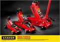 STAYER F-35 RED FORCE, 3.5 т, 145 - 500 мм, подкатной домкрат с быстрым и высоким подъемом для СТО, Professional (43155-3.5) 00018542