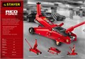 STAYER R-55 RED FORCE, 3 т, 155 - 545 мм, подкатной домкрат с высоким подъемом, Professional (43157-3) 00018543