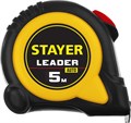 STAYER Leader, 5 м х 19 мм, рулетка с автостопом, Professional (3402-05-19) 00018773
